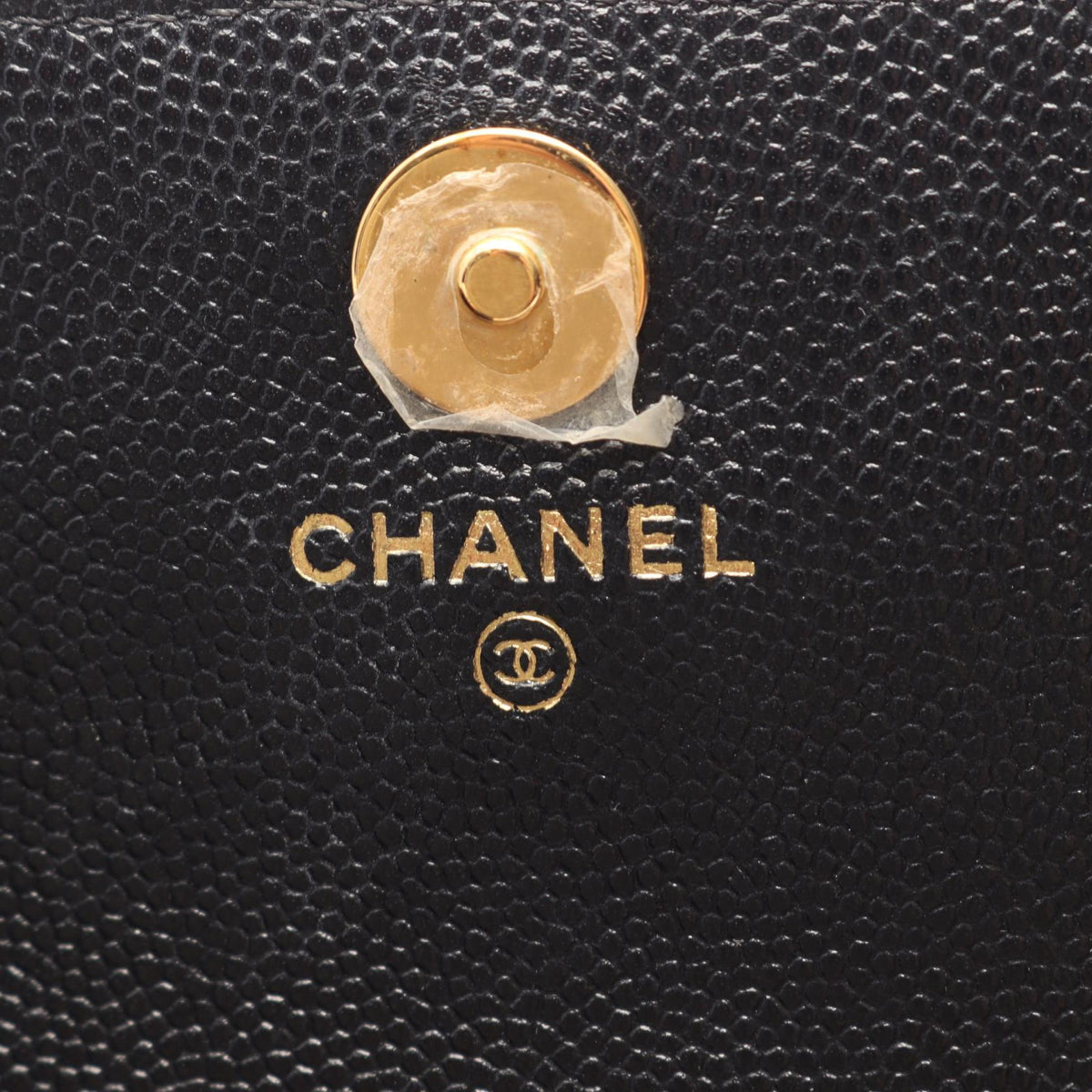 CHANEL Black Matelasse Grained Calfskin leather 2106800639506