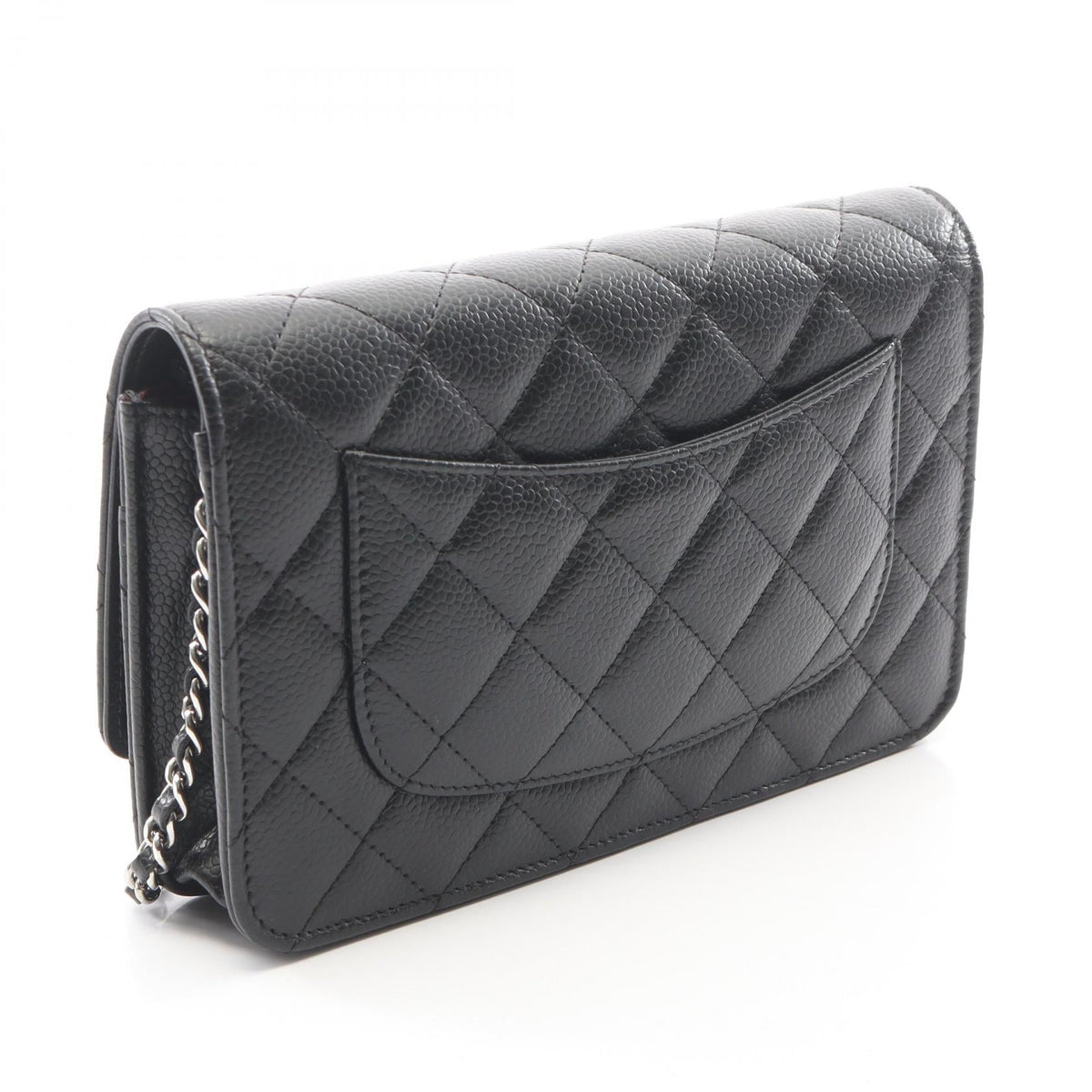 CHANEL Black Matelasse Grained Calfskin leather AP0250 2106800639667