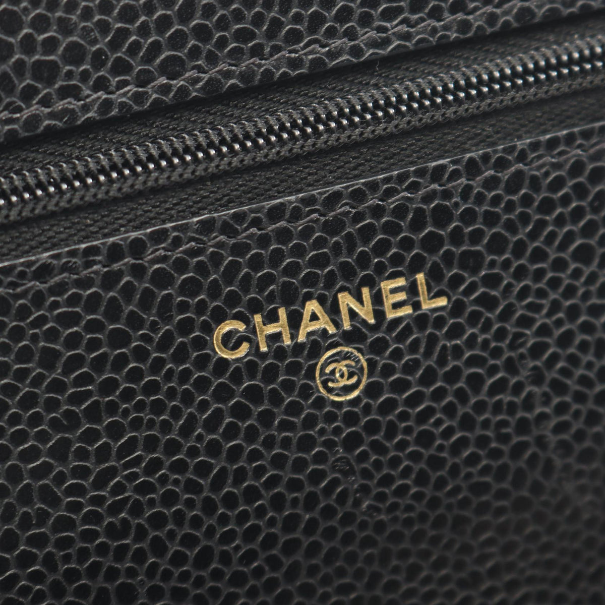 CHANEL Black Matelasse Grained Calfskin leather AP0250 2106800639681