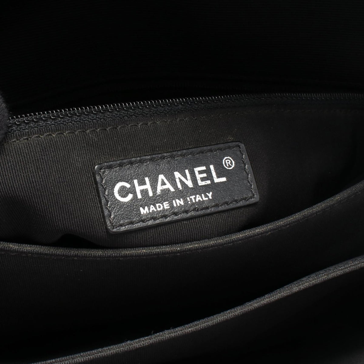 CHANEL Black Matelasse Lambskin (sheep leather)�canvas 2101220074135