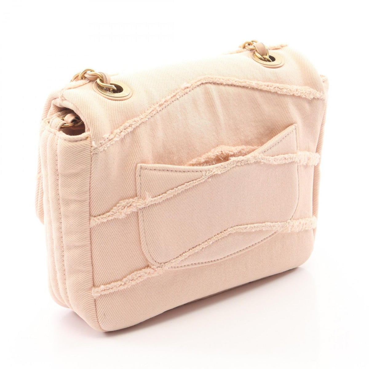 CHANEL Pink COCO denim AS1595 2101220074173