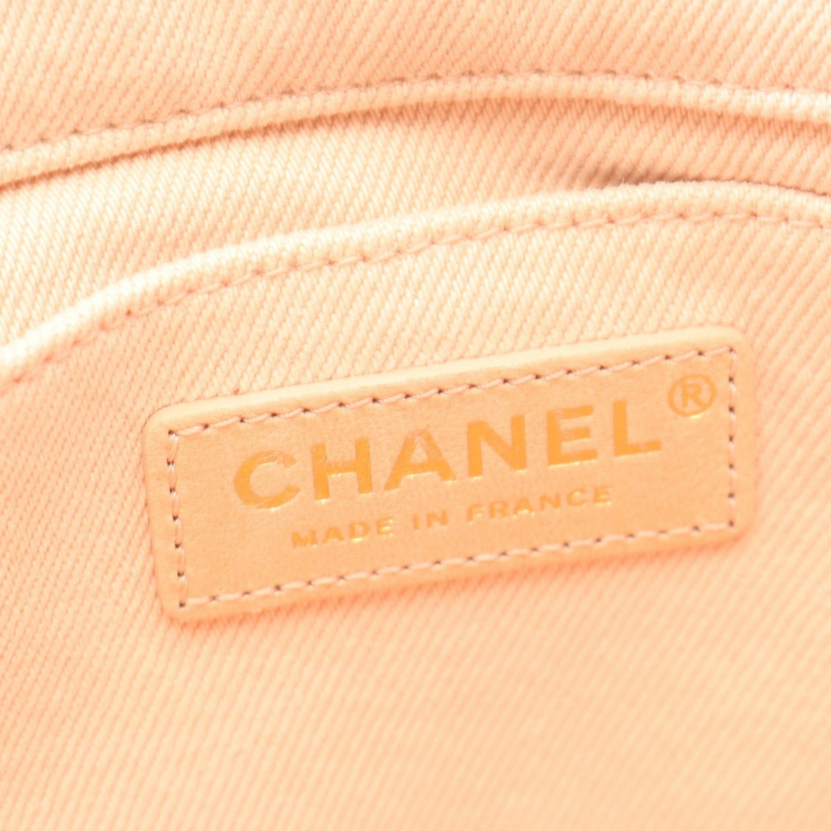 CHANEL Pink COCO denim AS1595 2101220074173