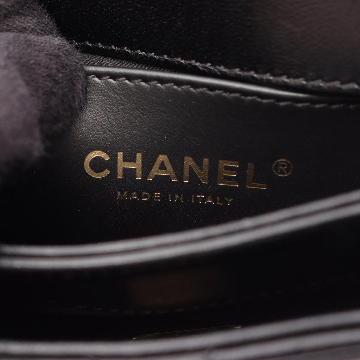 CHANEL Black Matelasse small flap Lambskin (sheep leather) AS4862 2101220073657