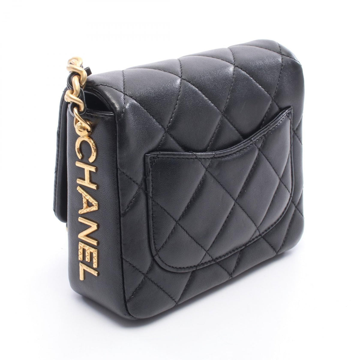 CHANEL Black Matelasse Lambskin (sheep leather) AS2733 2101220073756