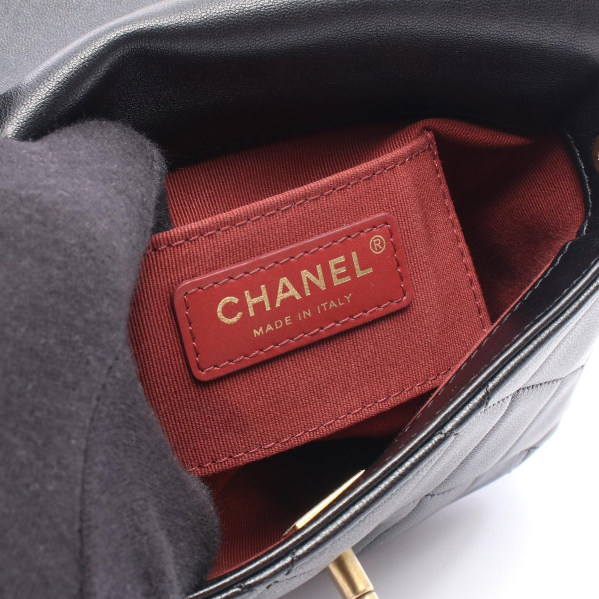 CHANEL Black Matelasse Lambskin (sheep leather) AS2733 2101220073756