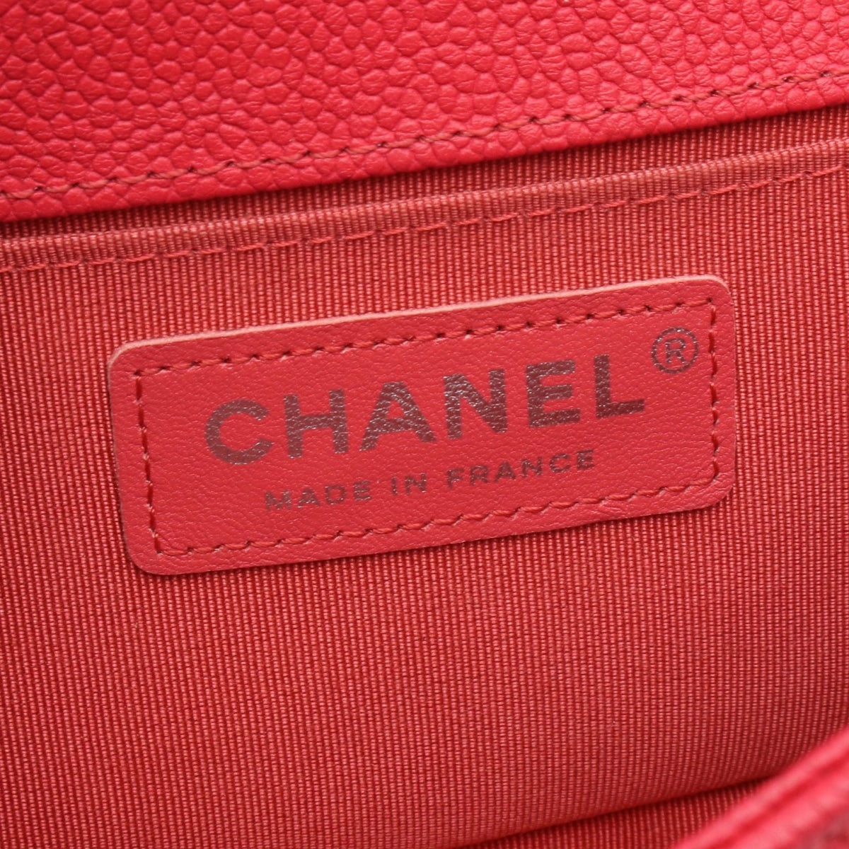 CHANEL Red Boy Chanel Small Grained Calfskin leather A67085 2104102529259