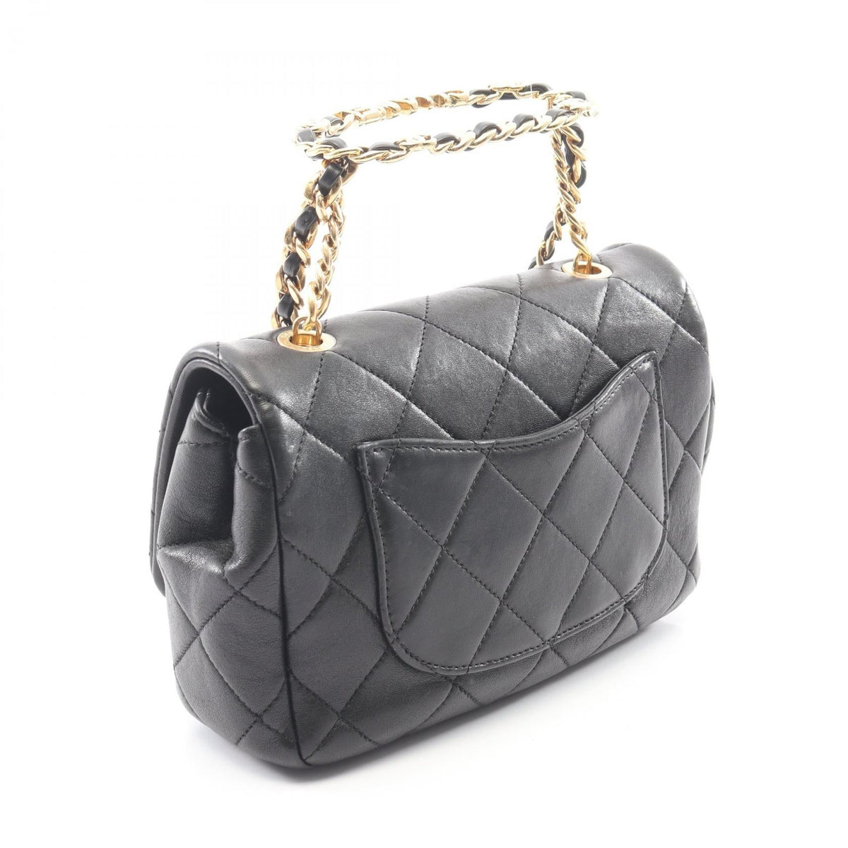CHANEL Black Matelasse 2WAY leather 2101220059729
