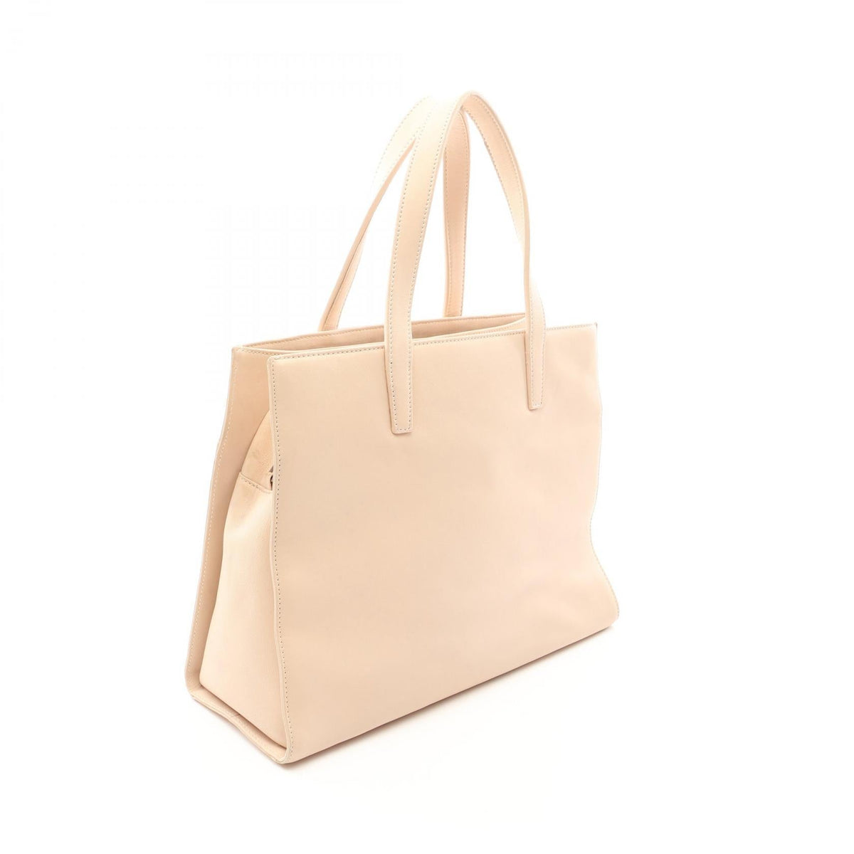 LOEWE anagram Handbag Beige leather 2101220060008