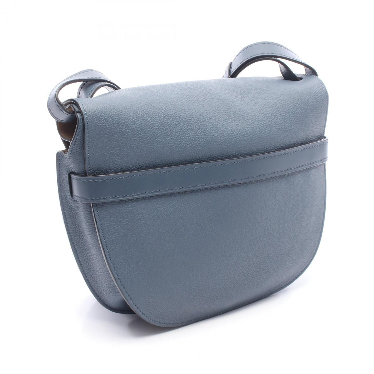 LOEWE Gate Bag Medium Shoulder Bag Blue leather 2101220058968
