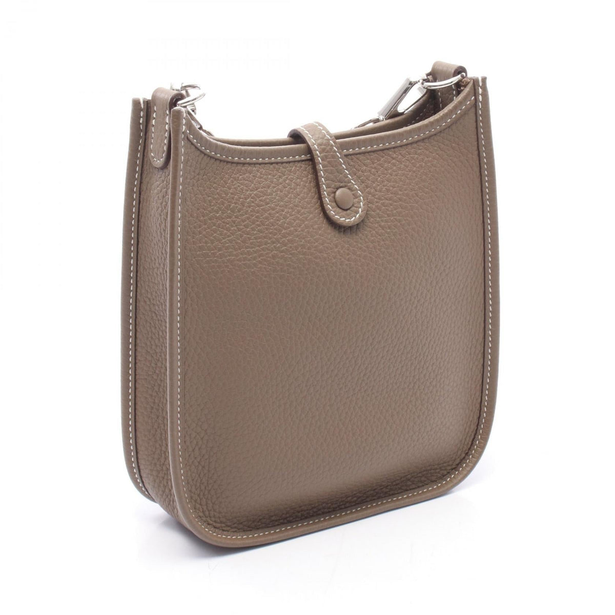 HERMES EvelyneTPM Shoulder BagEtoupe Grey Etoupe Grey Gray Taurillon Clemence Other Taurillon Clemence 2101220059323