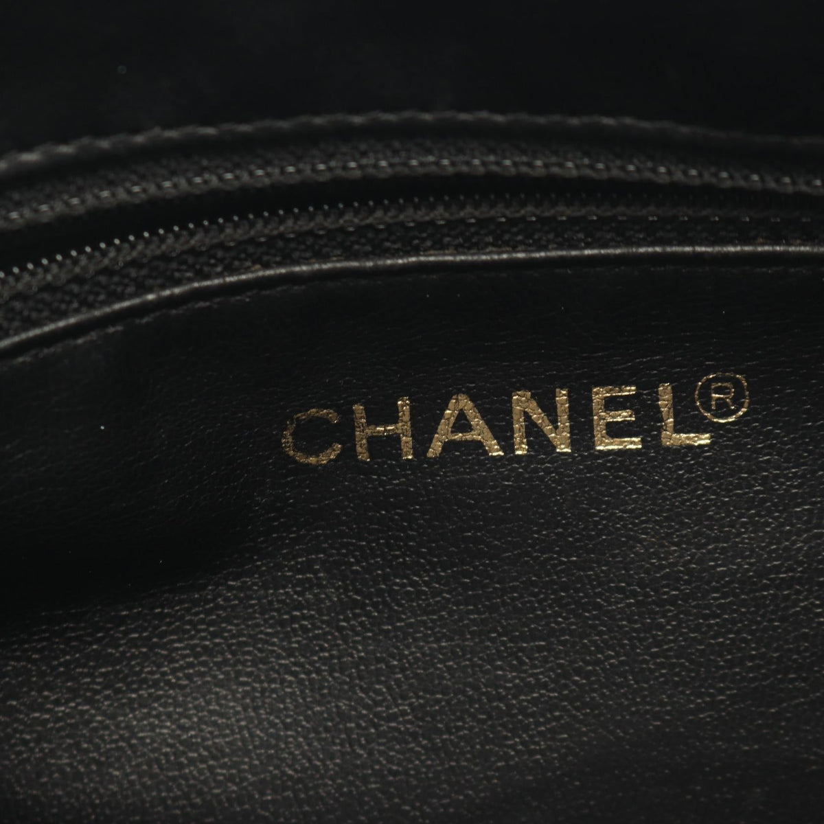 CHANEL Black COCO Mark Lambskin (sheep leather) 2101220059385