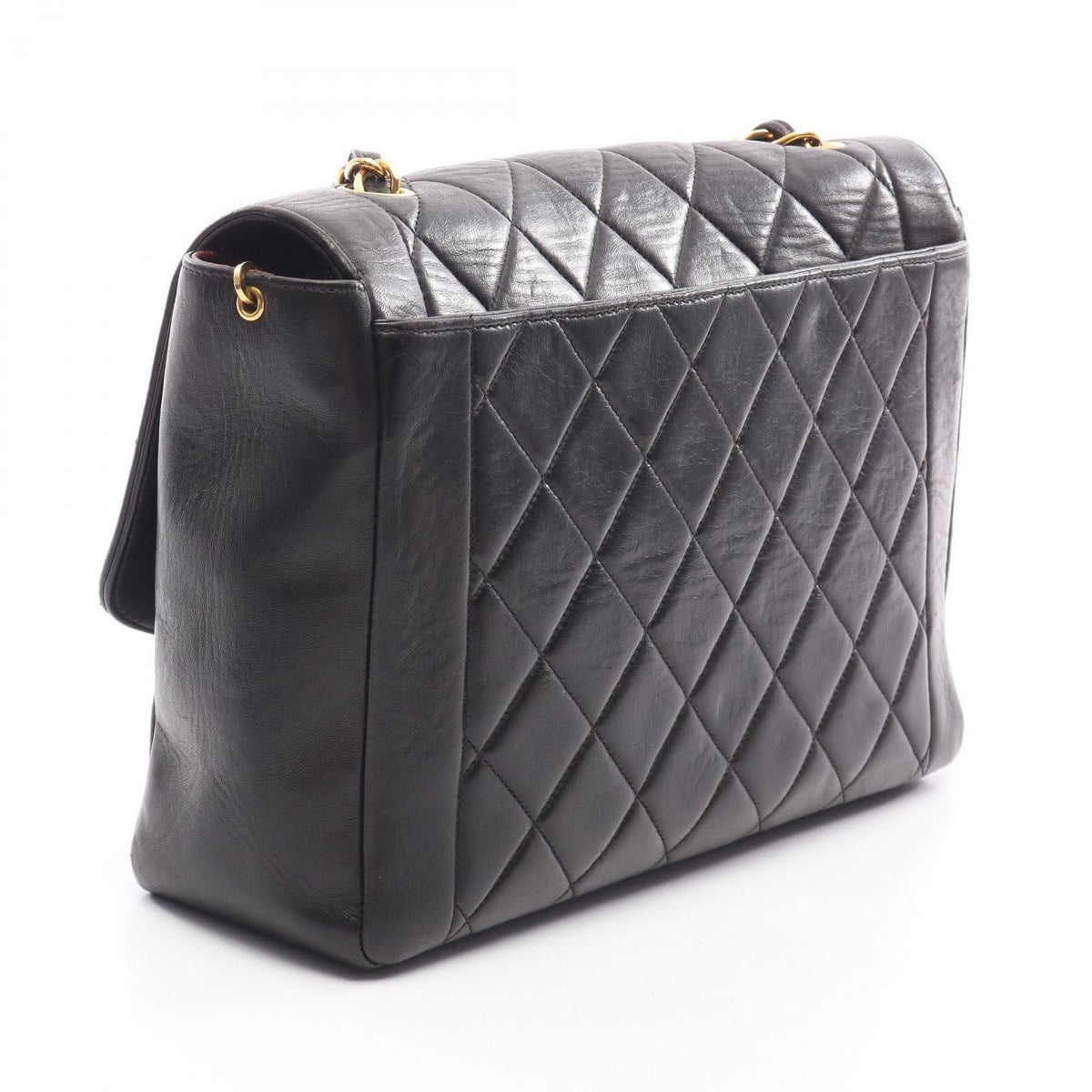 CHANEL Black Matelasse Diana Flap Lambskin (sheep leather) 2101220059408