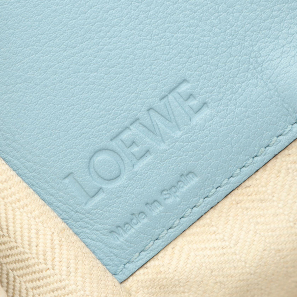 LOEWE HAMMOCK SMALL (2-Way Hammock) Handbag Blue leather 2101220058449