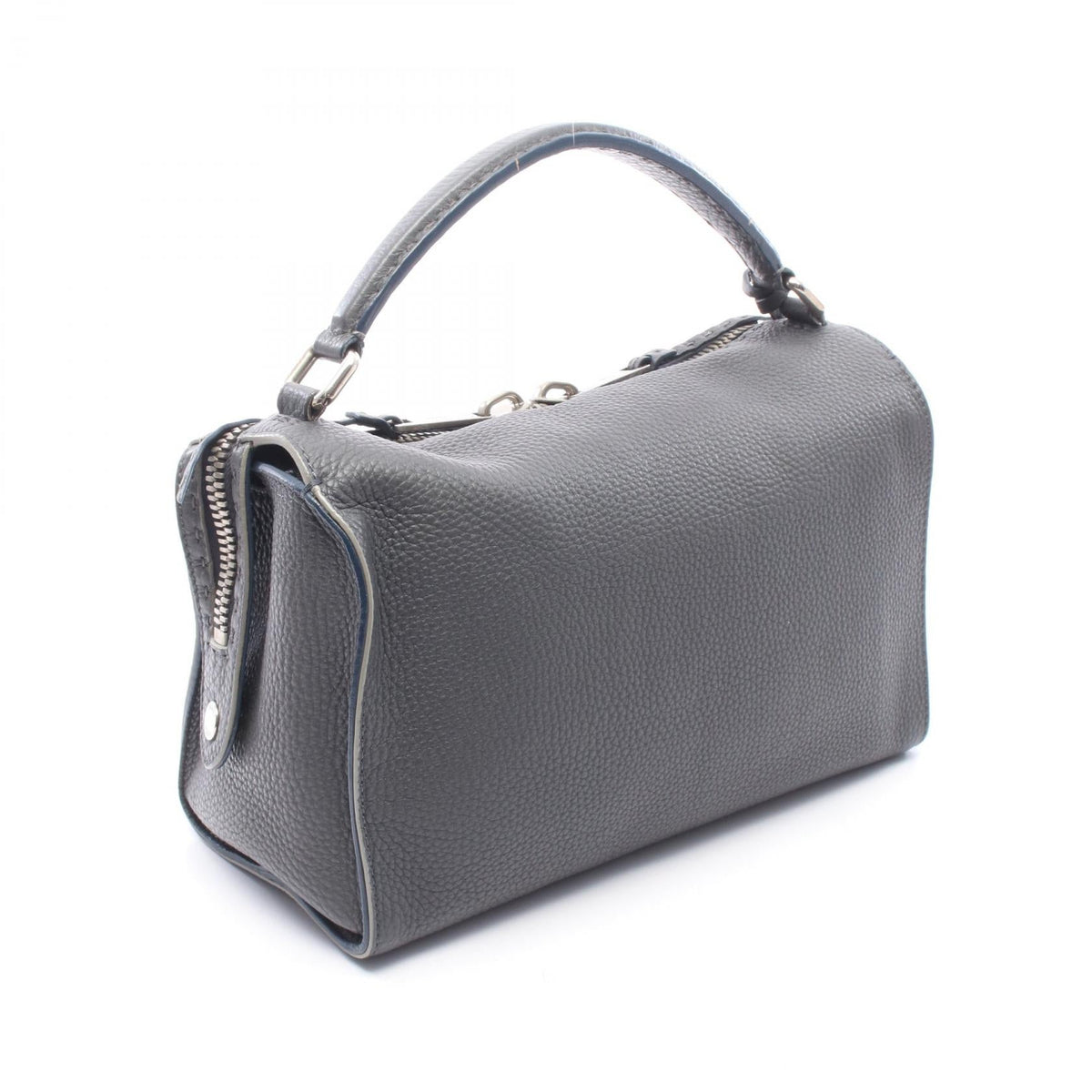 FENDI Selleria Lei Handbag Gray leather 2101220058777
