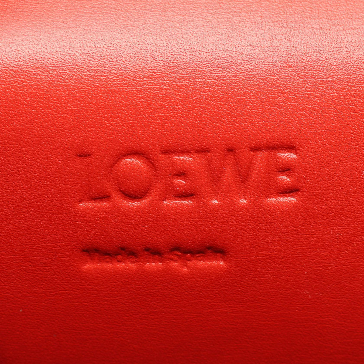 LOEWE Barcelona Shoulder Bag Shoulder Bag Red leather 2101220057428