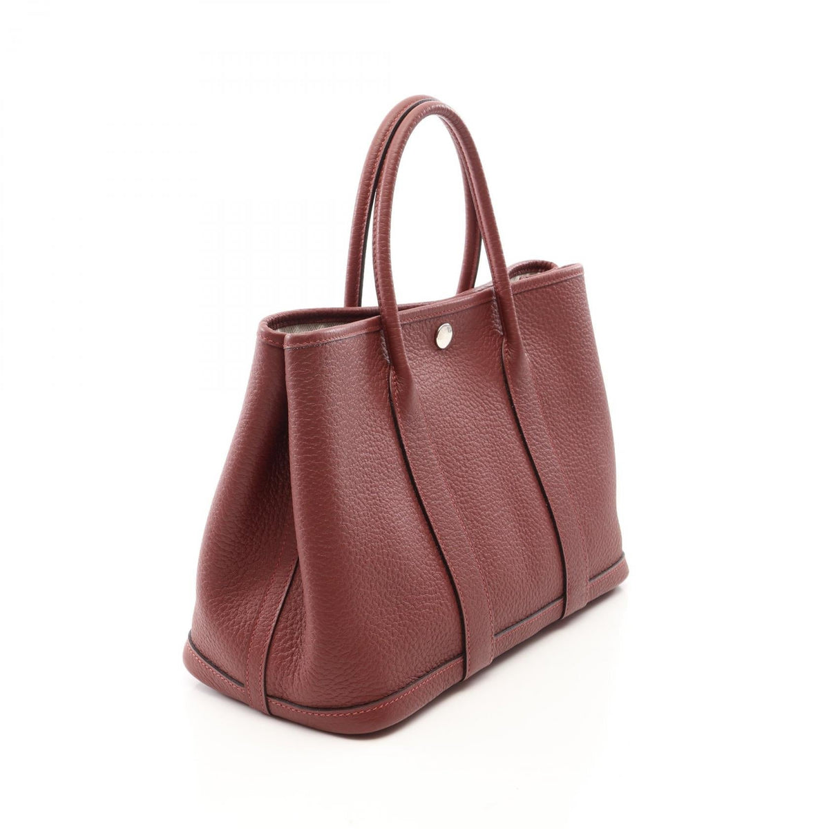HERMES Garden party TPM Tote BagRouge H Rouge H Bordeaux Negonda leather leather Negonda leather 2101220057480