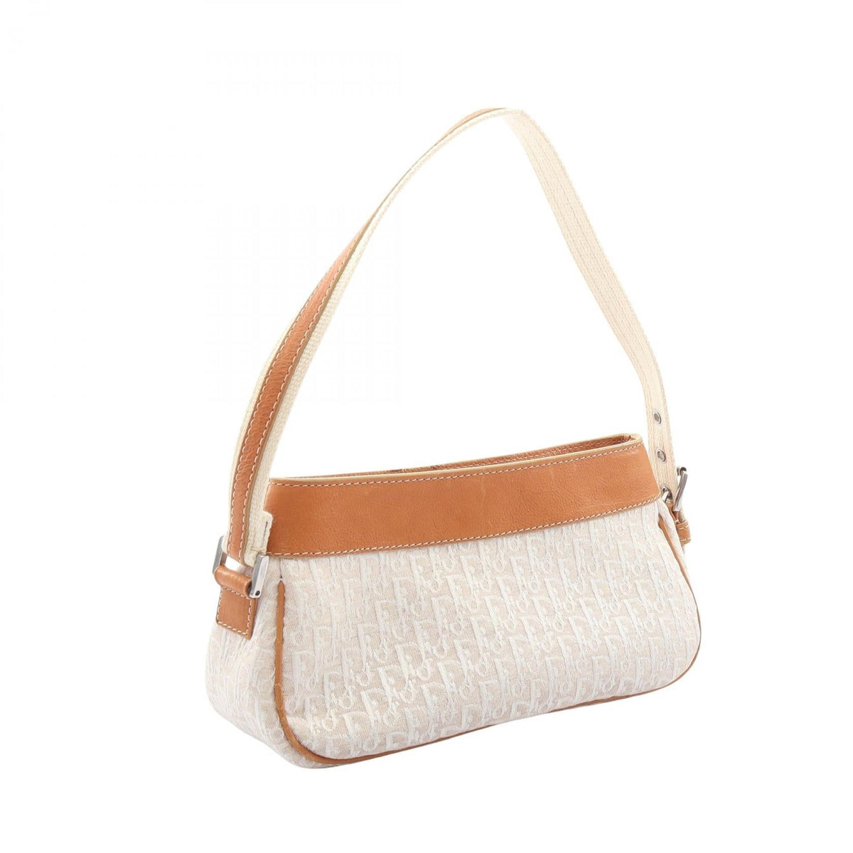 Dior street chic trotter Handbag Beige/Brown canvas leather 2101220057558