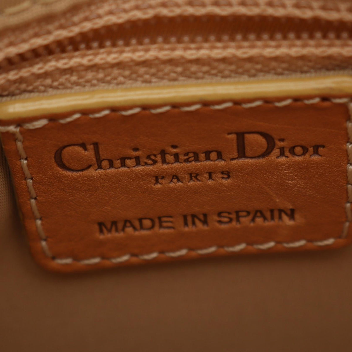 Dior street chic trotter Handbag Beige/Brown canvas leather 2101220057558