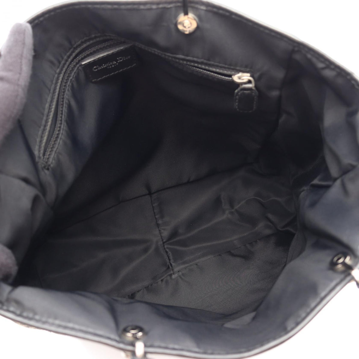 Dior Trotter Tote Bag Black/Beige canvas�leather 2101220057732