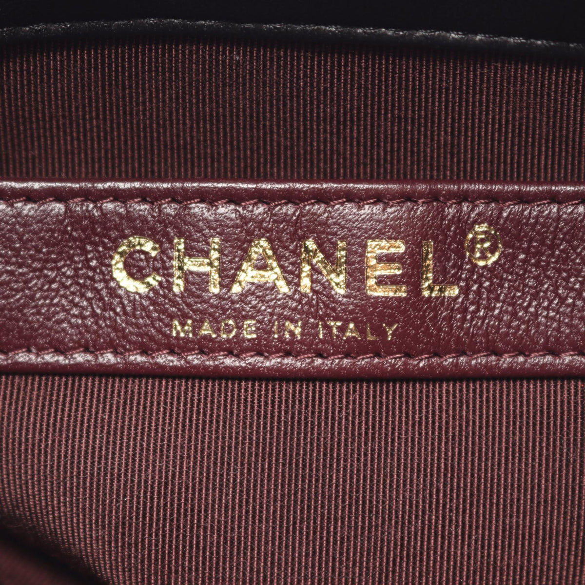 CHANEL Black COCO Mark drawstring purse Lambskin (sheep leather) AS2313 2106800638608