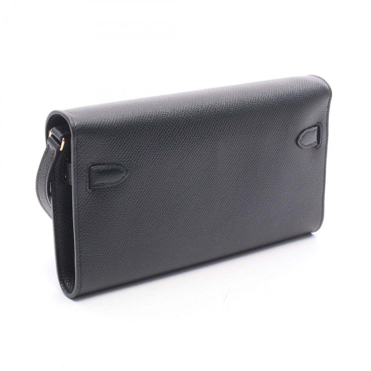 HERMES Kelly to go Shoulder Bag Black Epsom leather Epsom 2120300056281