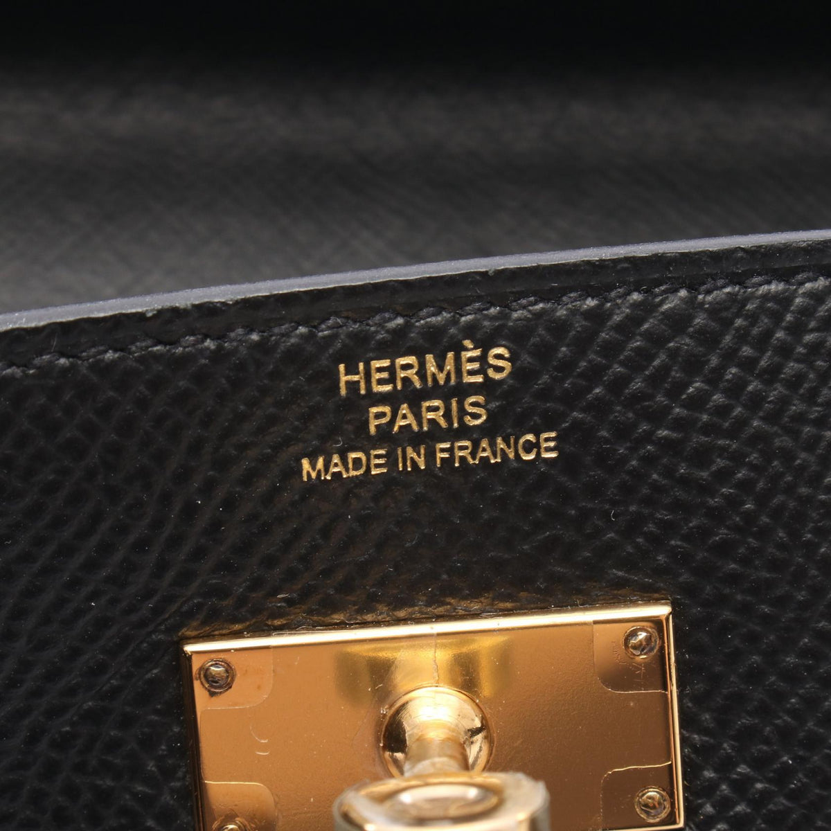 HERMES Kelly to go Shoulder Bag Black Epsom leather Epsom 2120300056281