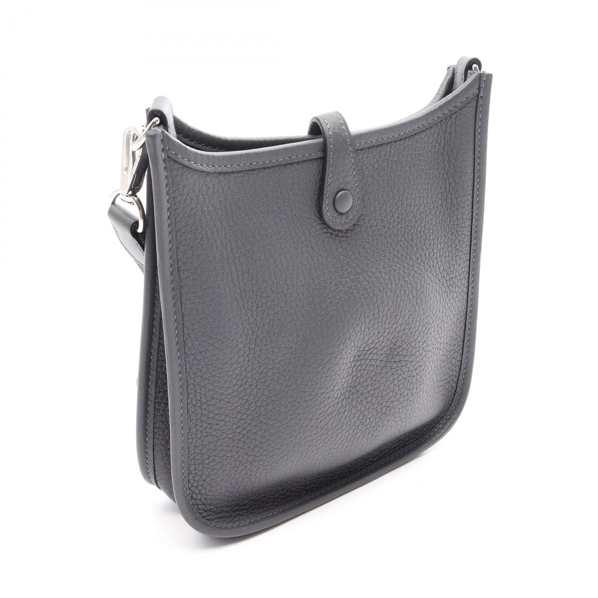 HERMES Evelyne Amazon TPM Gris Misty Shoulder Bag Gray Taurillon Clemence leather 2104102527934