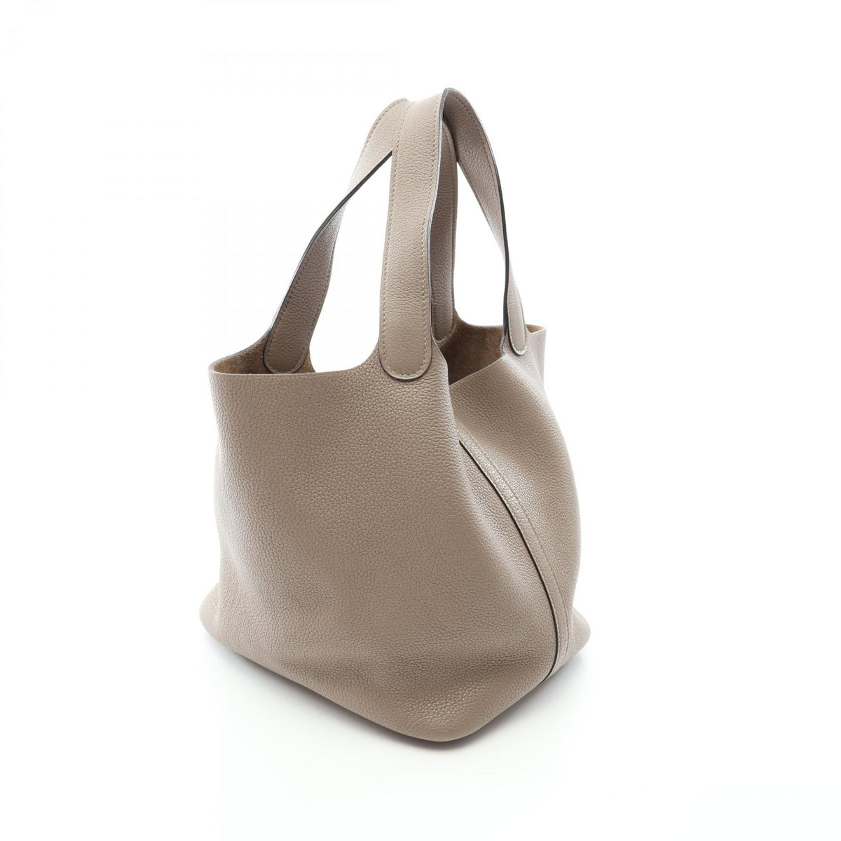 HERMES Picotin Lock MM HandbagGris tourterelle Gris tourterelle Gray Taurillon Clemence leather Taurillon Clemence 2107601171356