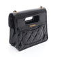 CHANEL Black Matelasse Top Handle Mini Flap Bag Patent leather AS4025 B10887 94305 2106800638400