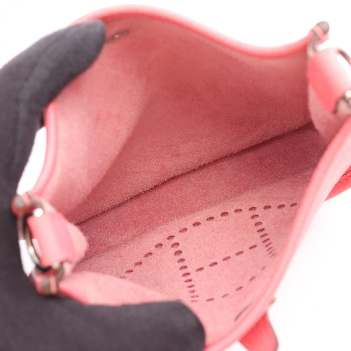 HERMES EvelyneTPM Amazon Shoulder BagRose azalee Rose azalee Pink Taurillon Clemence leather Taurillon Clemence 2106800638592