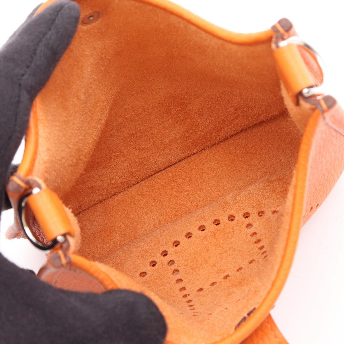 HERMES EvelyneTPM Amazon Shoulder BagOrange Orange Orange Taurillon Clemence leather Taurillon Clemence 2106800638585