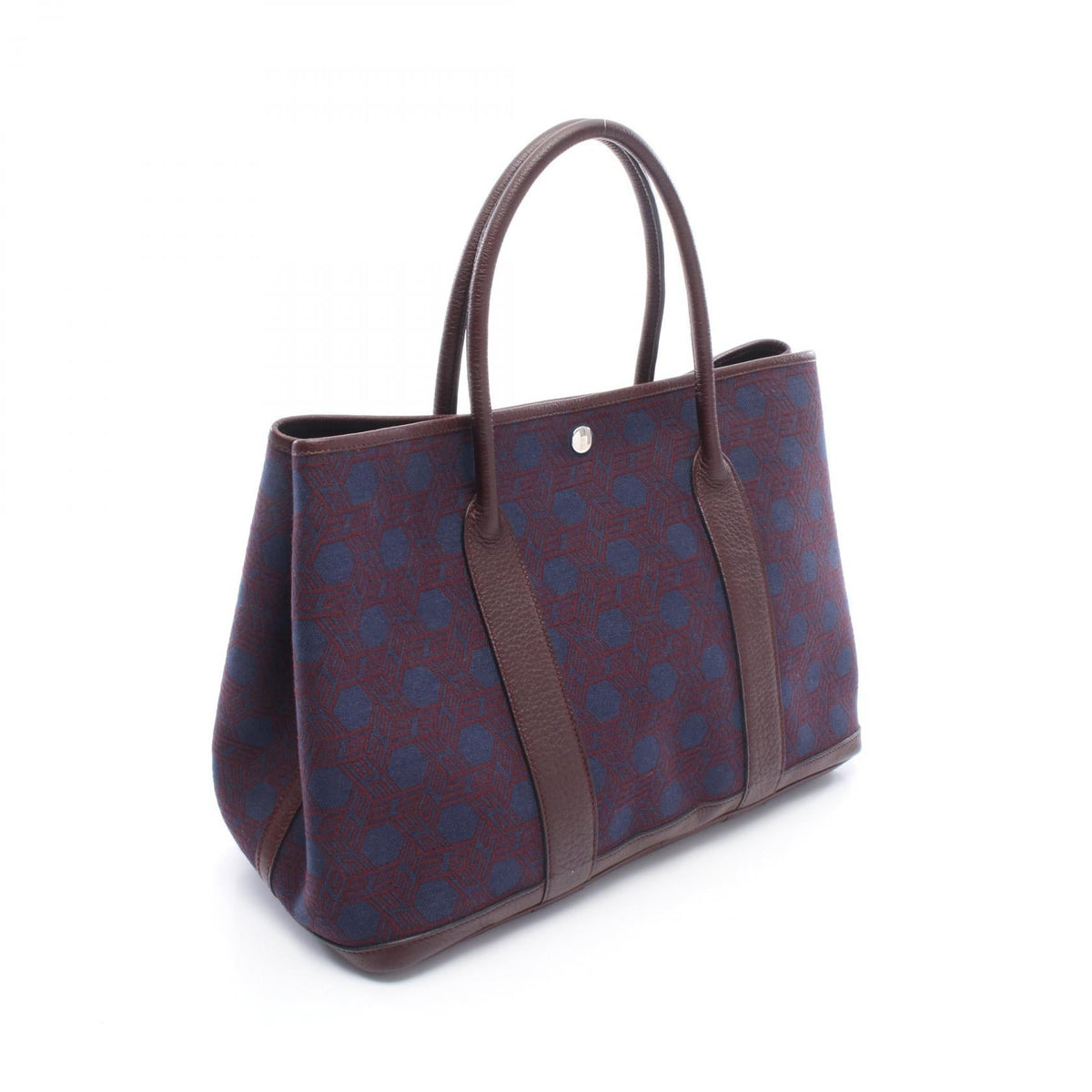 HERMES Garden party PM Tote BagBordeaux Bordeaux Bordeaux/Navy Toile So H canvas Toile So H / Negonda leather 2106800638240