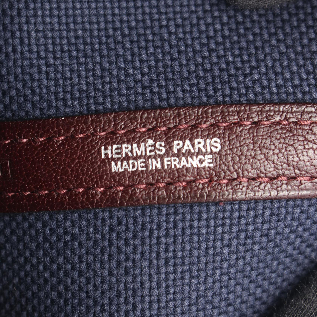 HERMES Garden party PM Tote BagBordeaux Bordeaux Bordeaux/Navy Toile So H canvas Toile So H / Negonda leather 2106800638240