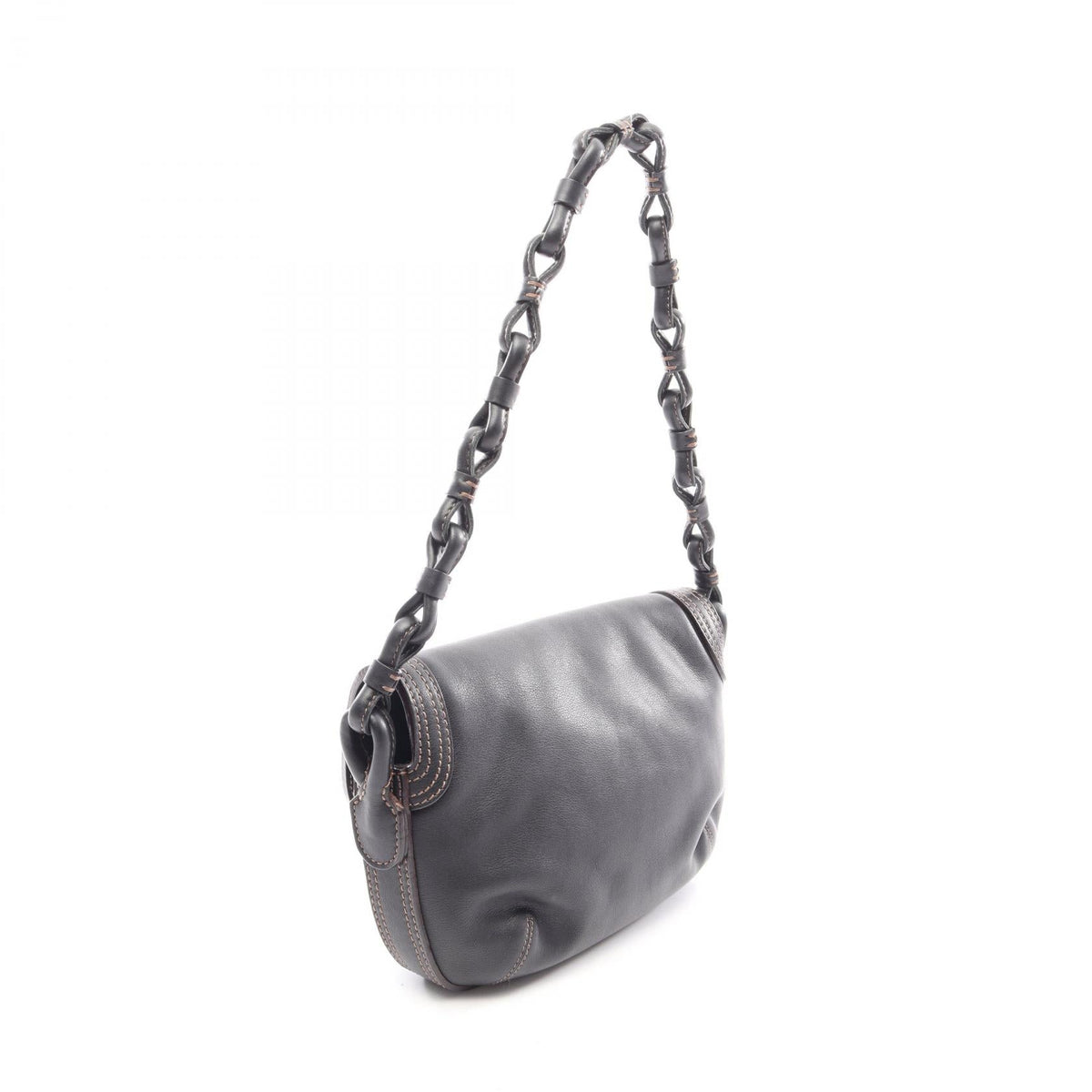LOEWE Shoulder Bag Black leather 2101220054373