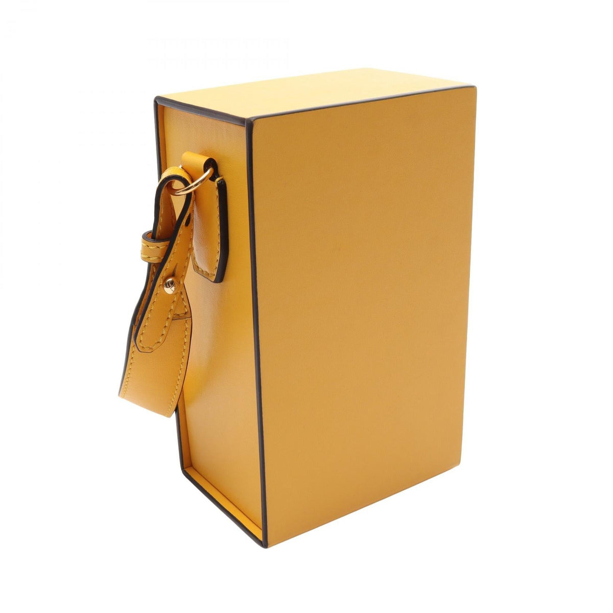 FENDI box Shoulder Bag Yellow leather 8BT339 2101220051297
