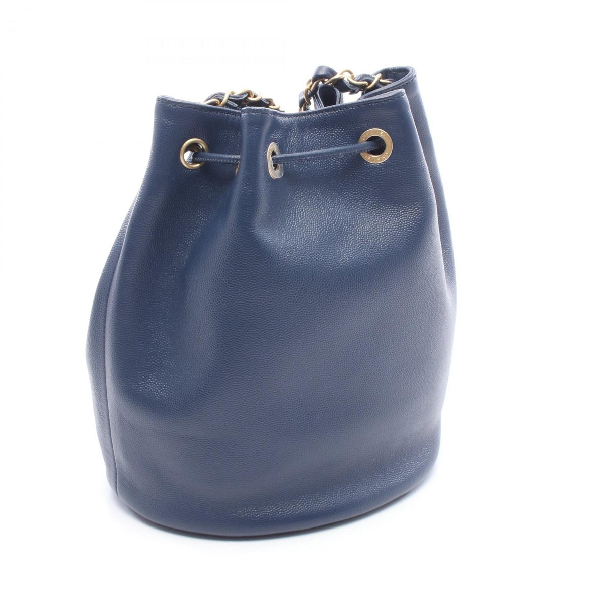 CHANEL Navy Deauville leather 2101220051396