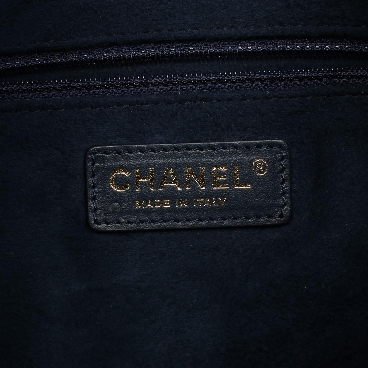 CHANEL Navy Deauville leather 2101220051396