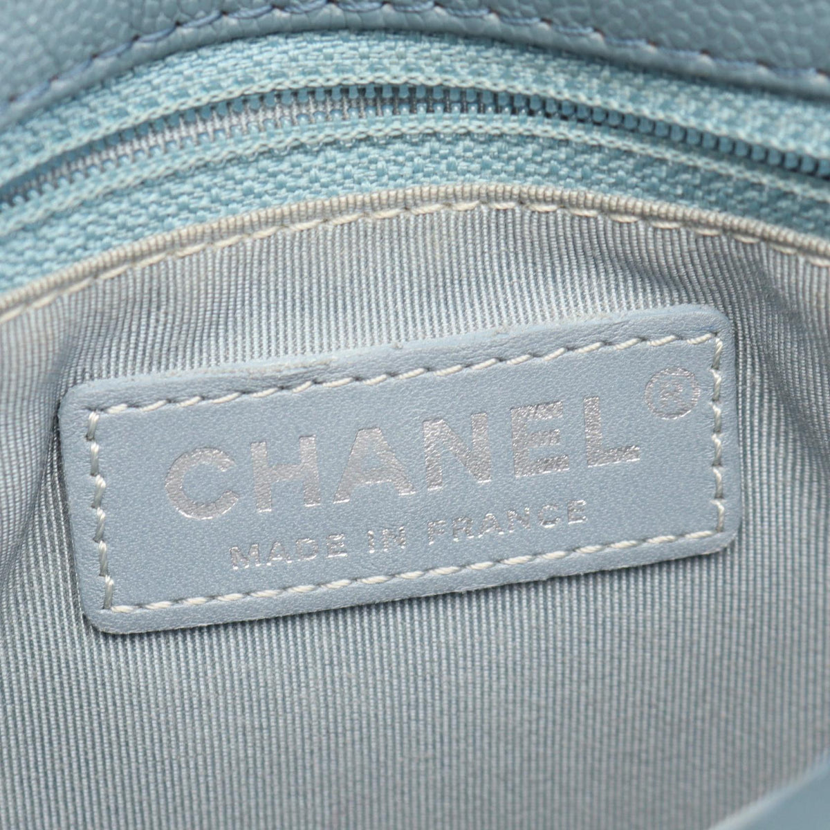 CHANEL Blue Matelasse Grained Calfskin leather 2101220051433