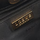 LOEWE anagram Shoulder Bag Black leather 2101220051617