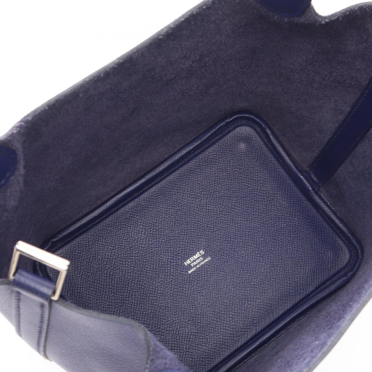 HERMES Picotin Rock PM Tresage HandbagBlue encre Blue encre Navy/Black/Brown/Brique Epsom leather Epsom 2107601171004