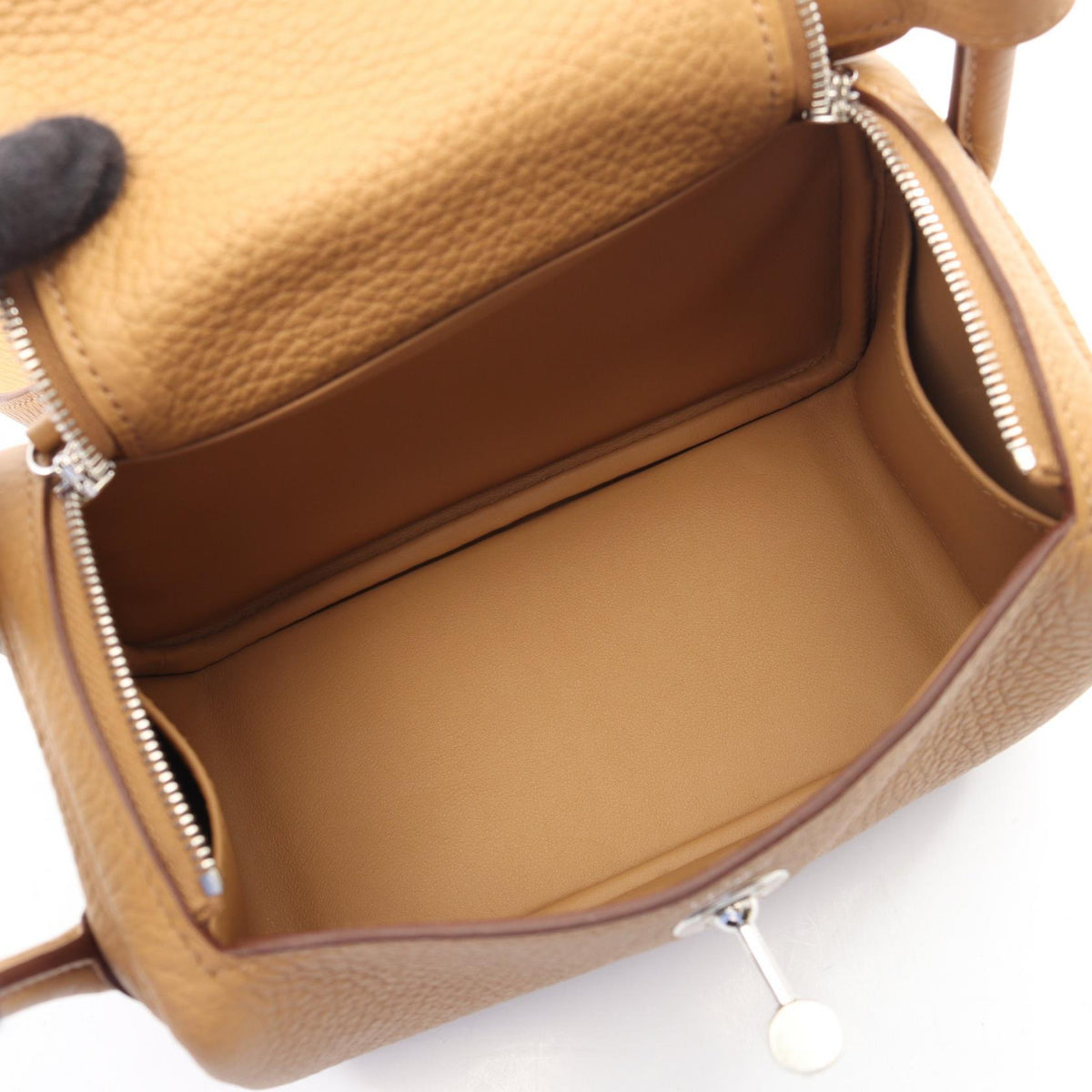 HERMES Lindy Mini Shoulder BagBiscuit Biscuit Beige Taurillon Clemence leather Taurillon Clemence 2104102526869