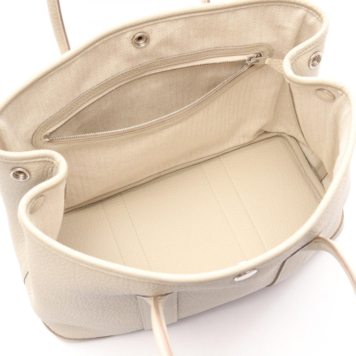 HERMES Garden party TPM Tote BagBeton Beton Gray Negonda leather Other Negonda leather 2107400258593