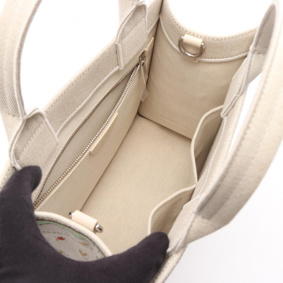 Dior Dioramour Book Tote Small 2WAY Handbag Beige/Multicolor canvas M1404PEHX-M933 2100301251113
