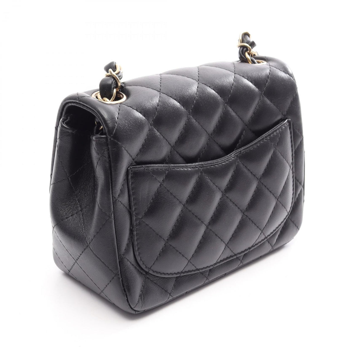 CHANEL Black Mini Matelasse Lambskin (sheep leather) A35200 2120300056076