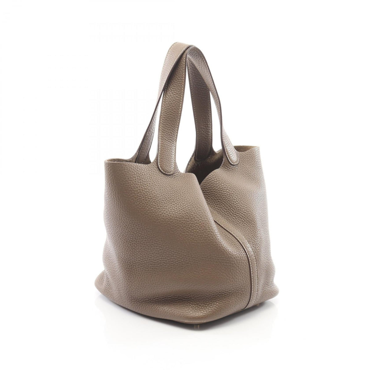 HERMES Picotin Lock MM HandbagEtoupe Grey Etoupe Grey Gray Taurillon Clemence leather Taurillon Clemence 2101220048983