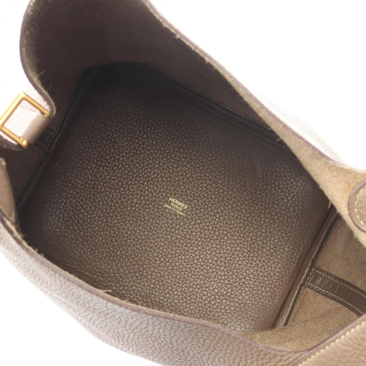 HERMES Picotin Lock MM HandbagEtoupe Grey Etoupe Grey Gray Taurillon Clemence leather Taurillon Clemence 2101220048983