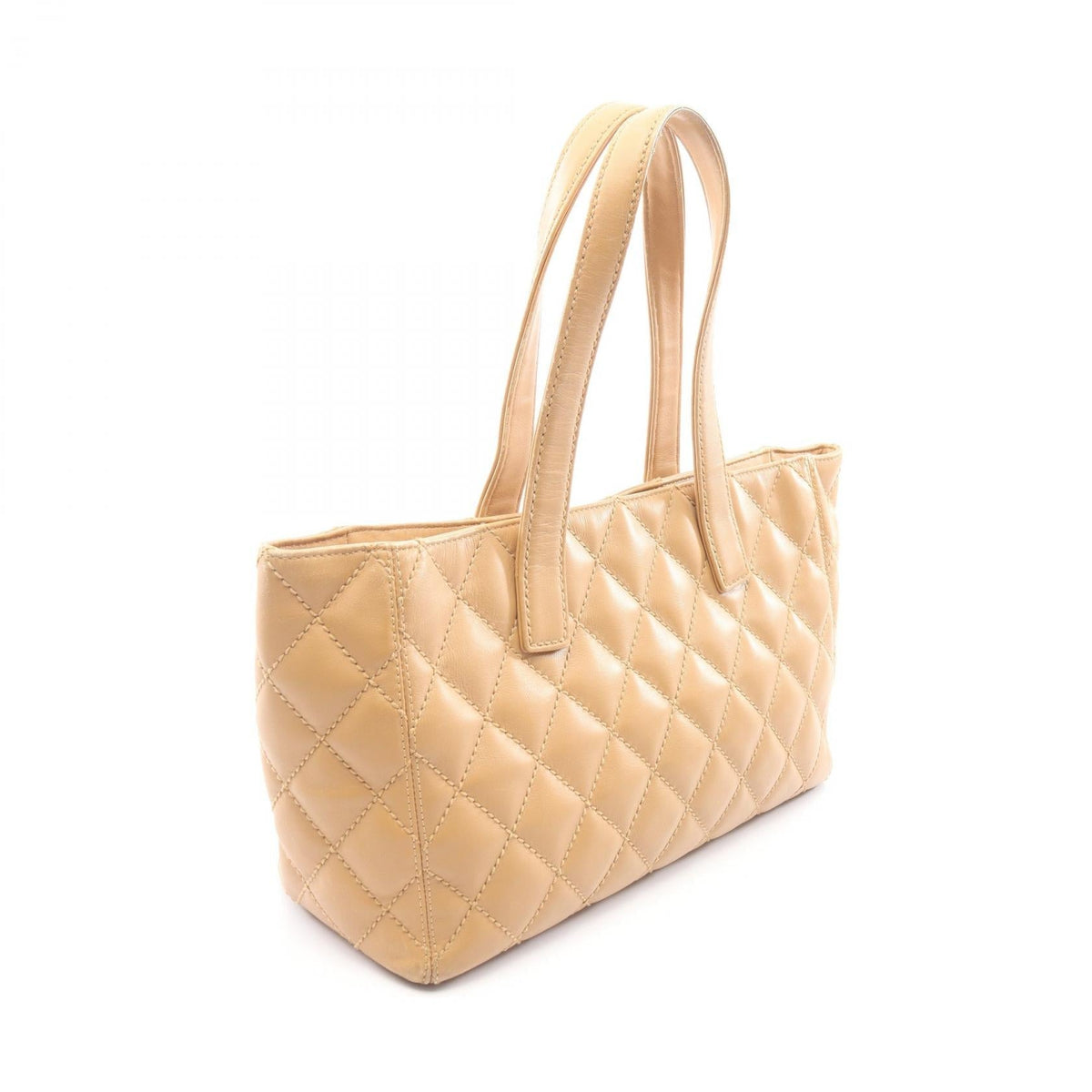 CHANEL Beige Wild stitch leather 2101220044206