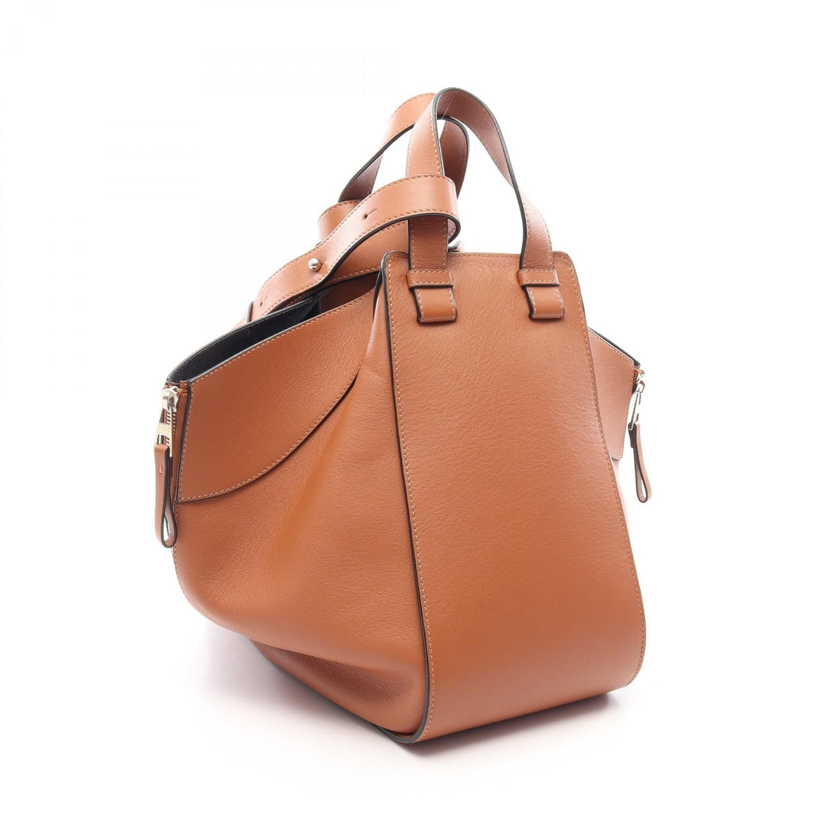 LOEWE Hammock Medium 2WAY Handbag Brown leather 2101220044244