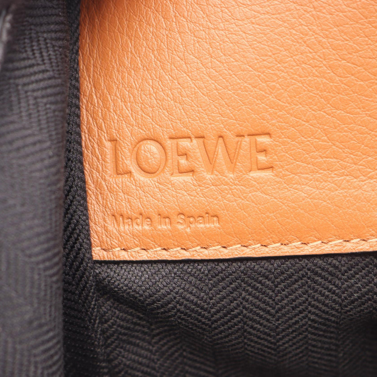 LOEWE Hammock Medium 2WAY Handbag Brown leather 2101220044244