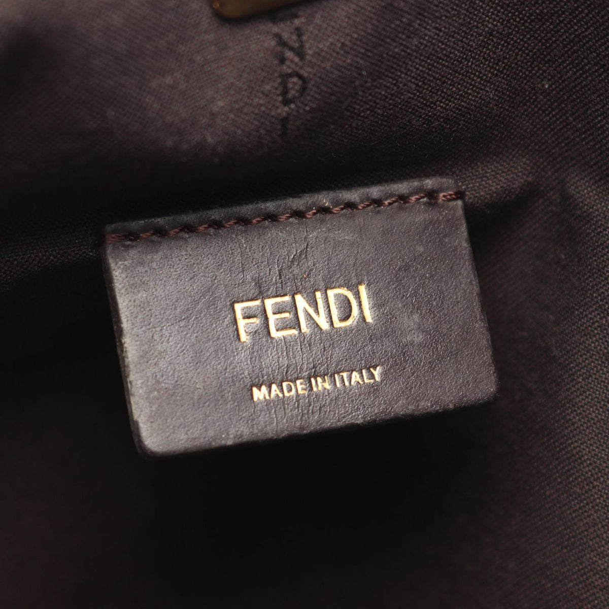 FENDI Zucca Tote Bag Brown/Bordeaux canvas�leather 8BR717 Z23 2101220043124